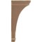 Ekena Millwork 2 1/4"W x 7"D x 14"H Stockport Wood Vintage Decor Bracket, Weathered Brown BKTWD02X07X14STBR - alternate 3